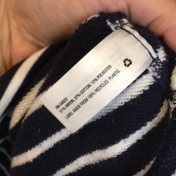 3 for $25 Cowl neck striped sweater - Picture 4 of 5